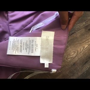 David’s bridal bridesmaid dress